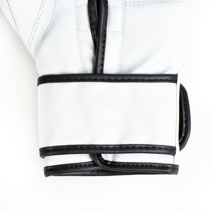 Synthetic Leather Boxing Training Gloves - Core Series, White, Size S/M