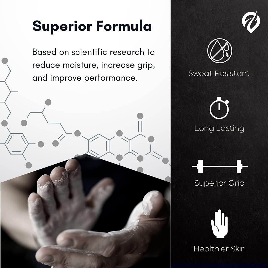 Liquid Chalk, Mess Free Gym Chalk for Weightlifting, Gymnastics, Rock Climbing, Dancing. Sweat Resistant and Long Lasting for Stronger Grip. Package May Vary.
