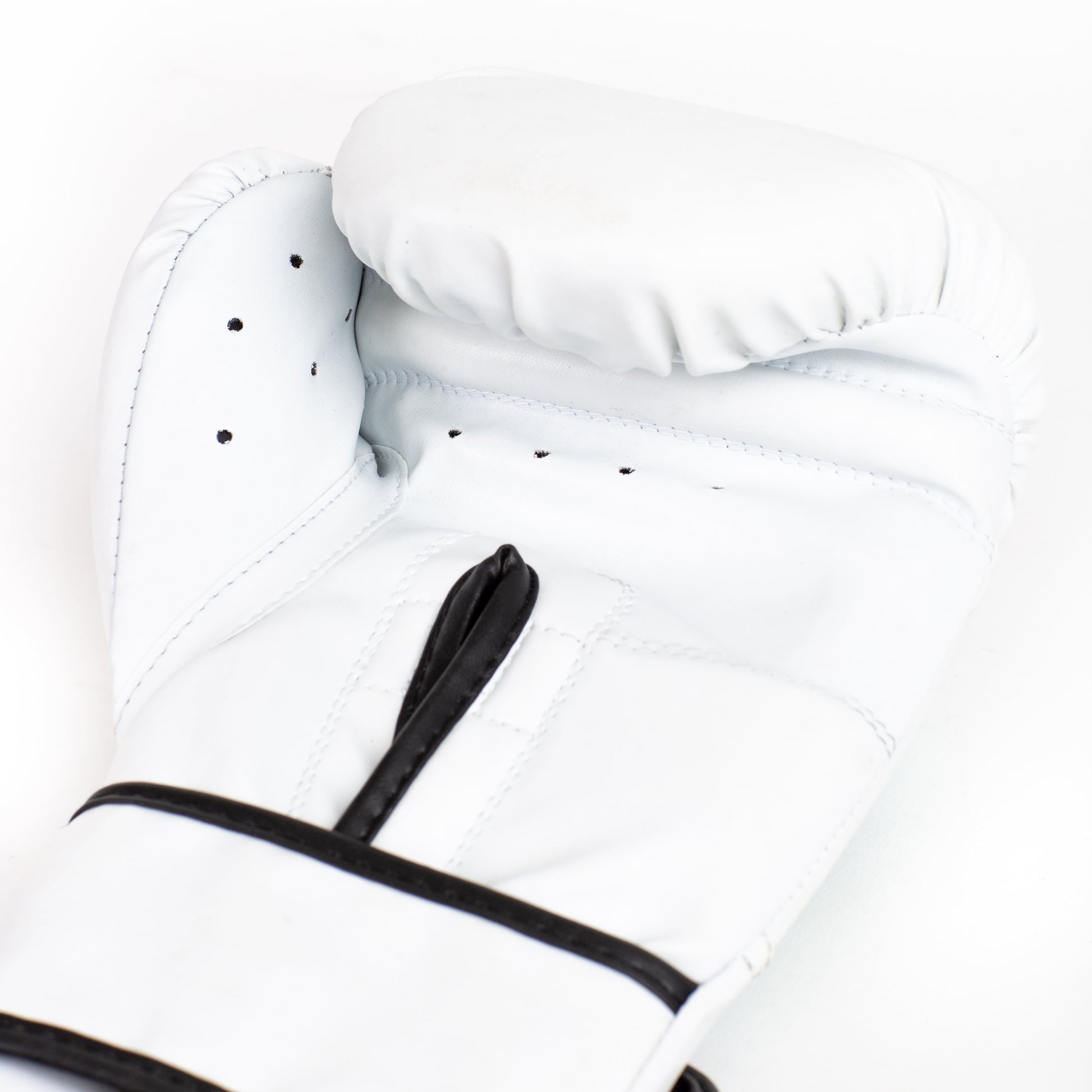 Synthetic Leather Boxing Training Gloves - Core Series, White, Size S/M