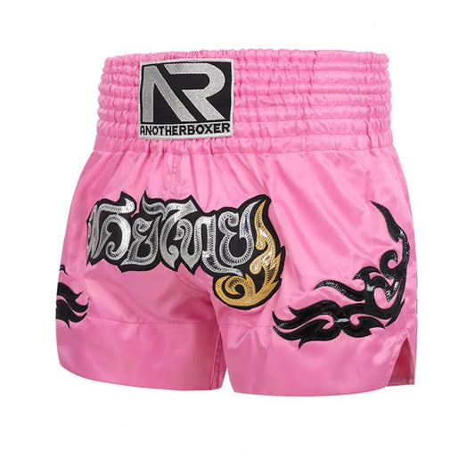 Adults Muay Thai Cord Design Kickboxing Shorts Boys Girls Martial Arts Shorts Kids Boxing Short Pants Sports Fighting Shorts