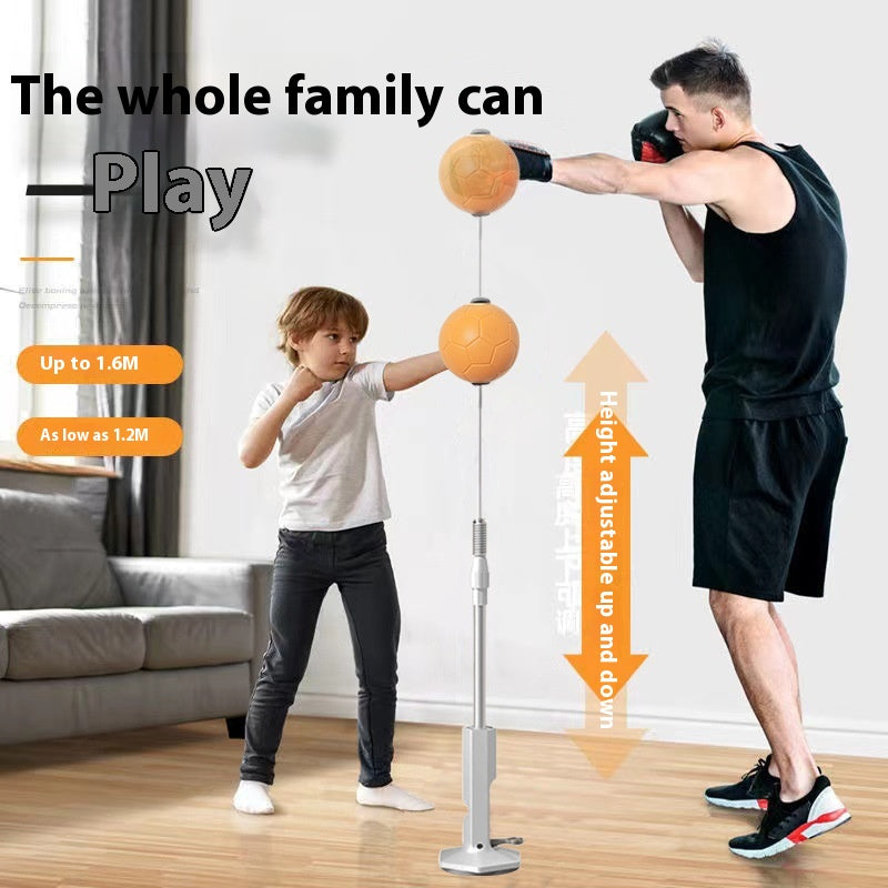 Vertical Boxing Reaction Speed Ball for Children - Household Vent Sandbag and Decompression Focus Mitts