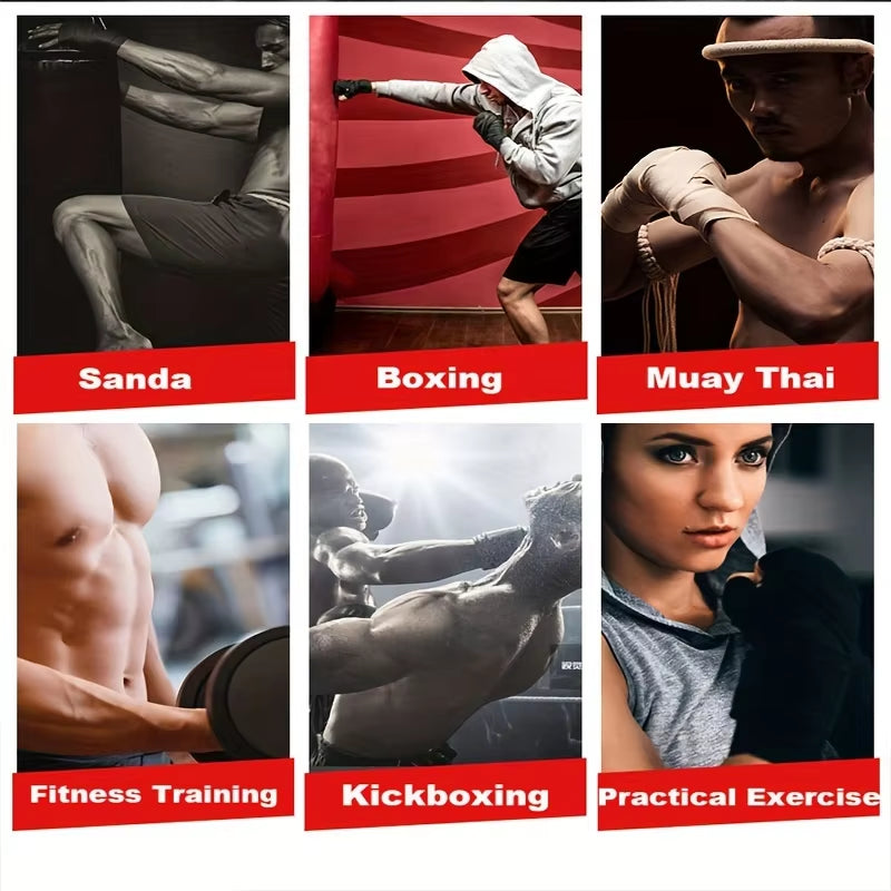 2PCS 1.5/2/3/5M Boxing Training Bandages Cotton Sports Bandages Sanda Kick Boxing Mma Hand Gloves Wraps Belt Boxing Sports Strap