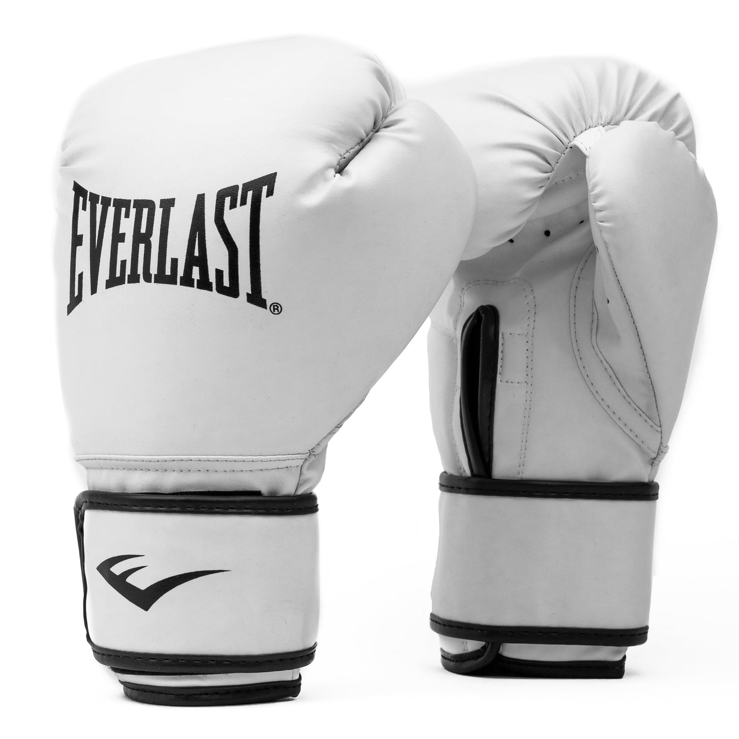 Synthetic Leather Boxing Training Gloves - Core Series, White, Size S/M