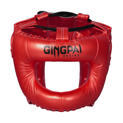 Professional Adult Men Women Kick Boxing Sanda MMA Helmet Full Protection to Protect Nose Free Combat Beam Full-Face Head Gear