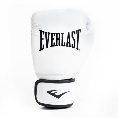 Synthetic Leather Boxing Training Gloves - Core Series, White, Size S/M