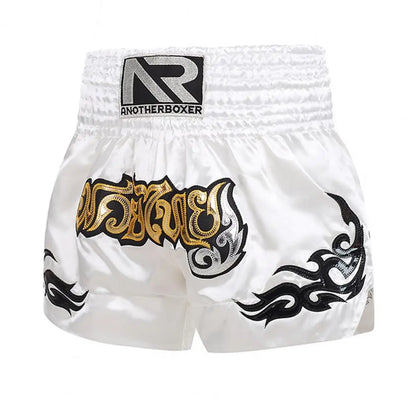 Adults Muay Thai Cord Design Kickboxing Shorts Boys Girls Martial Arts Shorts Kids Boxing Short Pants Sports Fighting Shorts