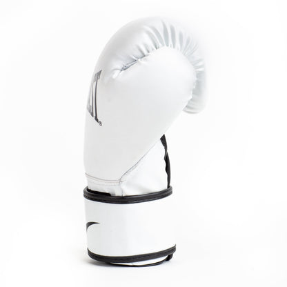Synthetic Leather Boxing Training Gloves - Core Series, White, Size S/M
